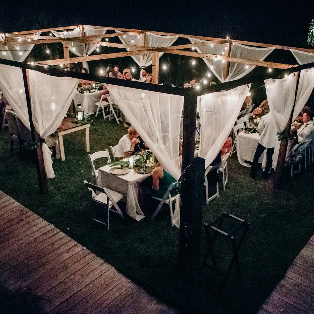 wedding reception packages in panama city beach florida open air wedding reception tent