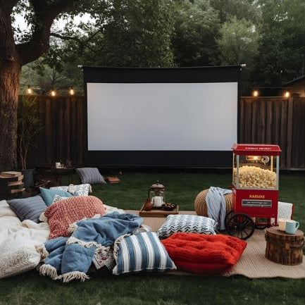 outdoor movie date night party night idea in PCB