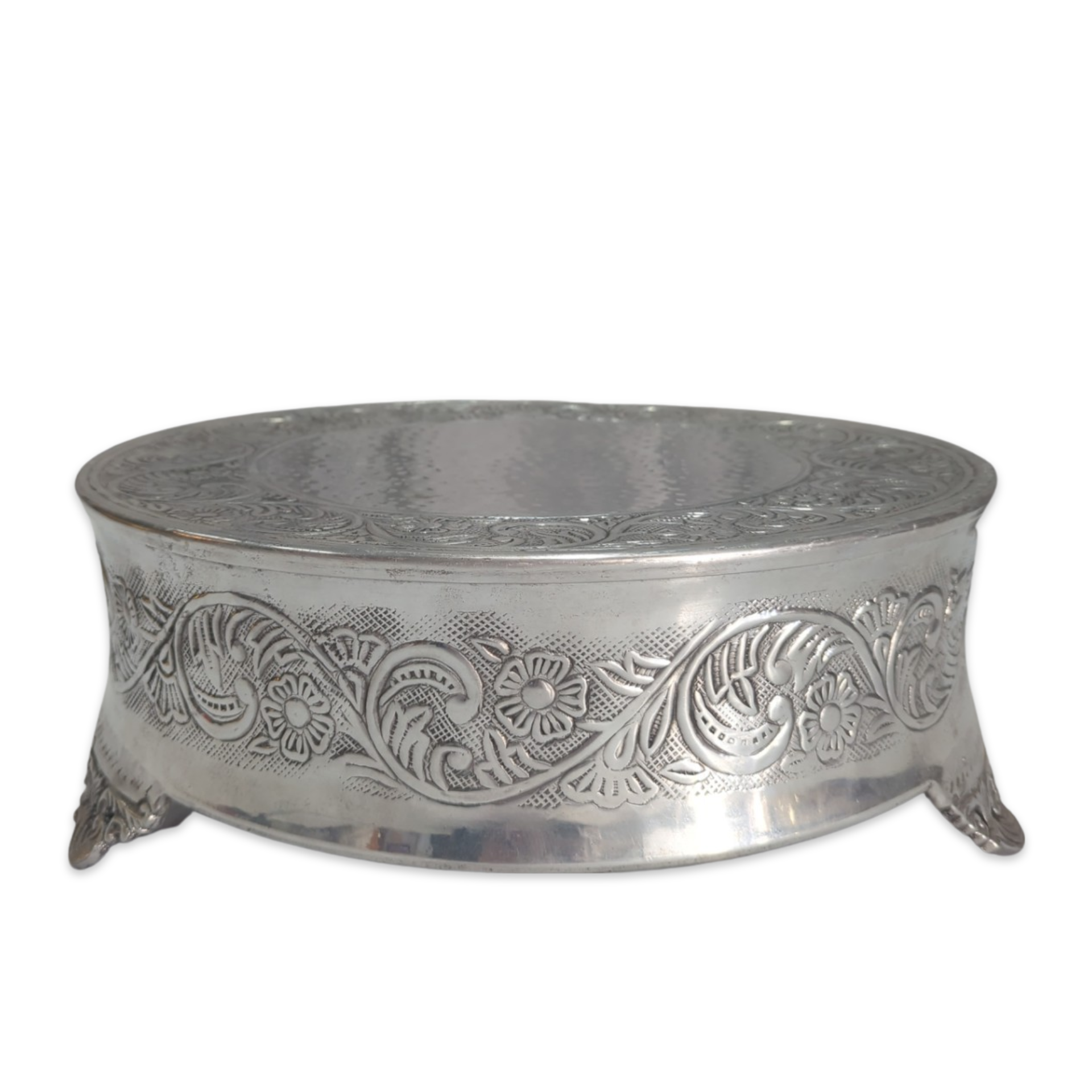 Silver Cake Stand rental in Panama City Beach