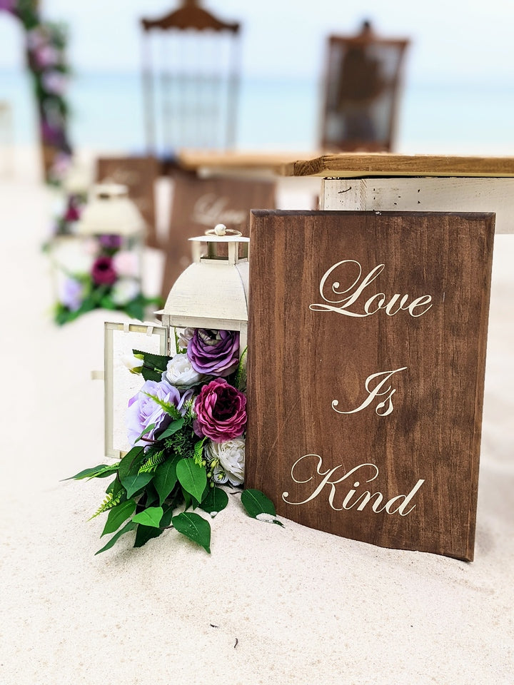 1st Corinthian wedding aisle marker rentals in panama city beach florida