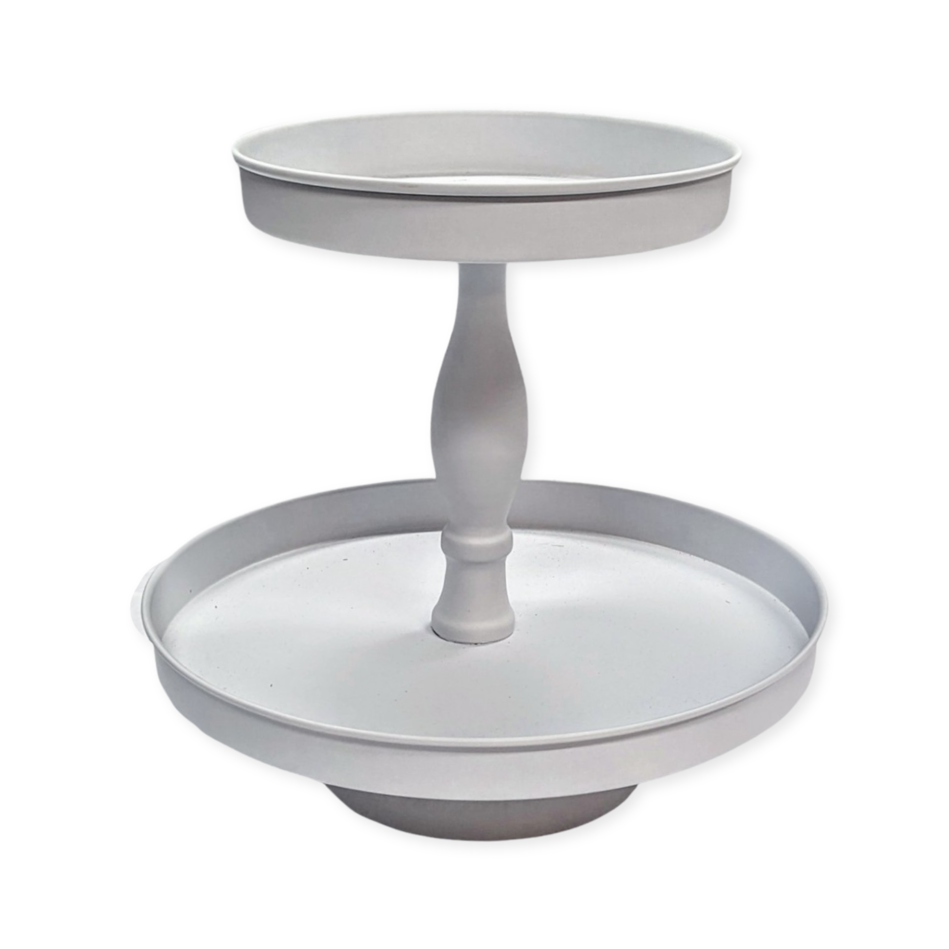 2-Tier white Metal Cupcake and Dessert Bar Rental in Panama City Beach