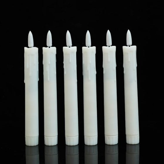 7 inch flameless taper candle wedding party rentals in panama city beach