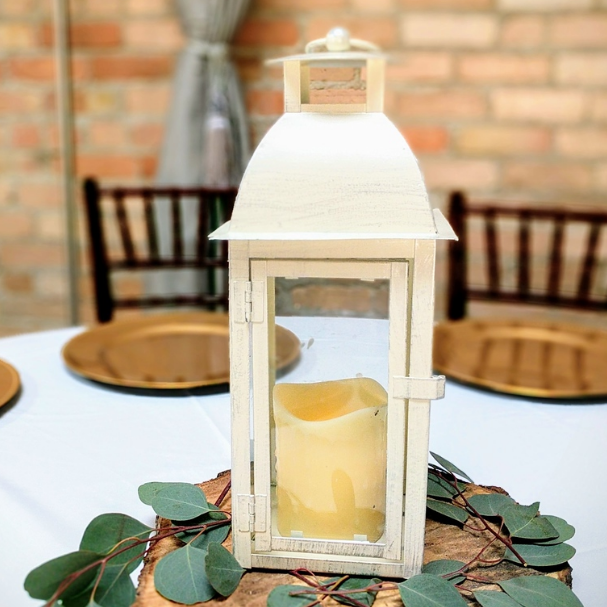 Ivory Candace Lantern - The Wedding Shop
