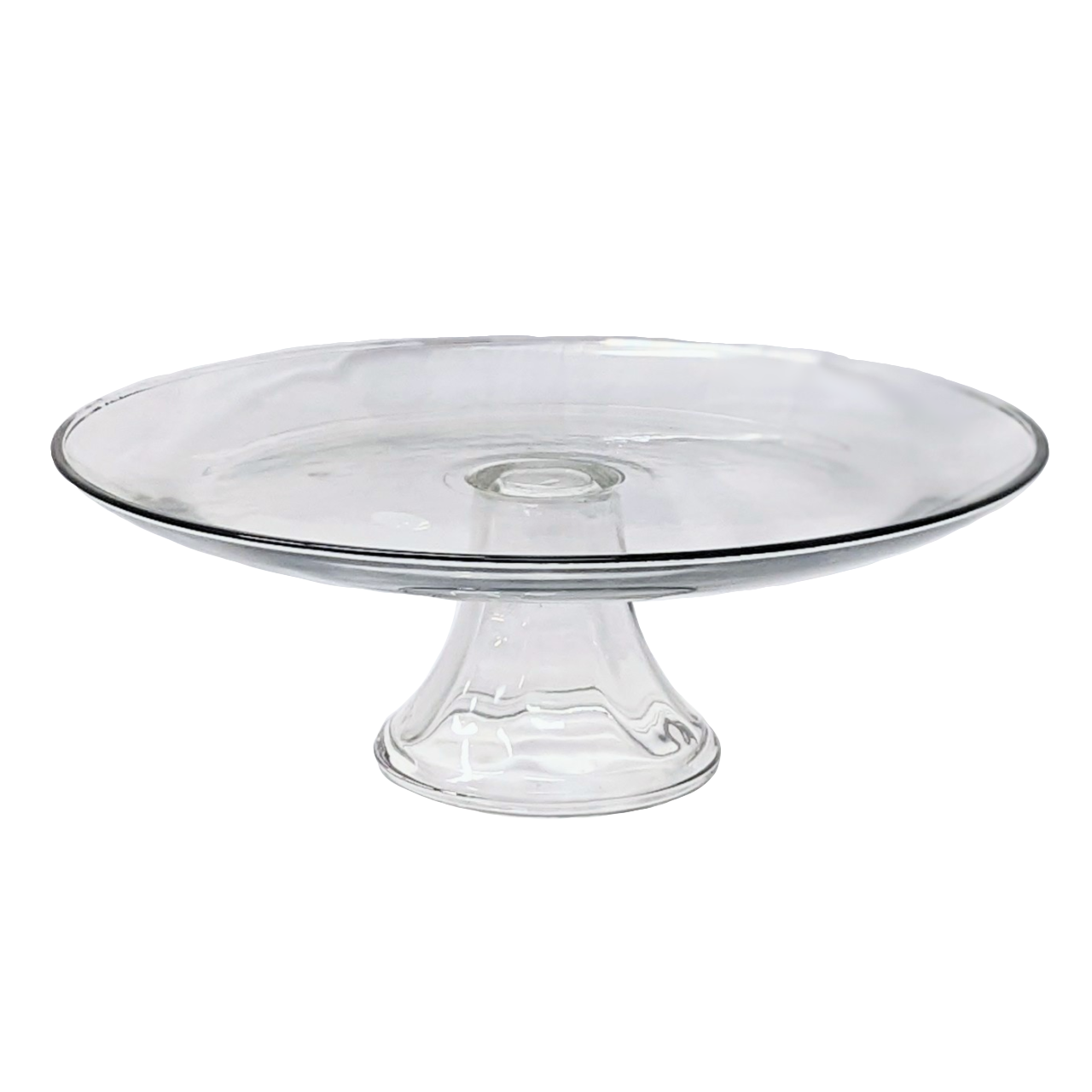 Queen Anne Glass Cake Stand with Pedestal Base Rental in Panama City Beach