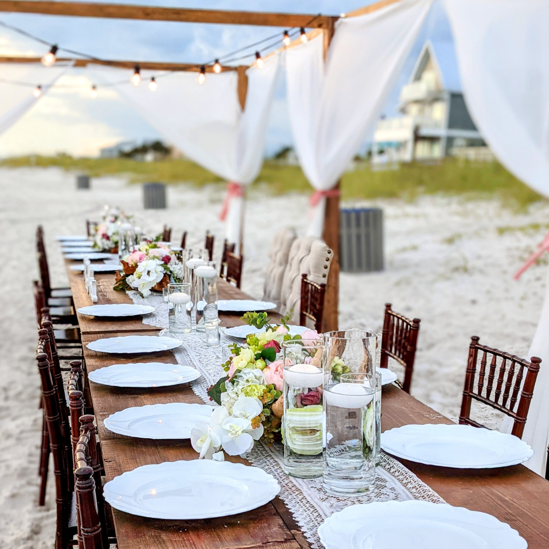 all inclusive wedding service in panama city beach destin 30a chipley bonifay vernon wedding party event rentals wedding florist dj caterer planner officiant minister photographer