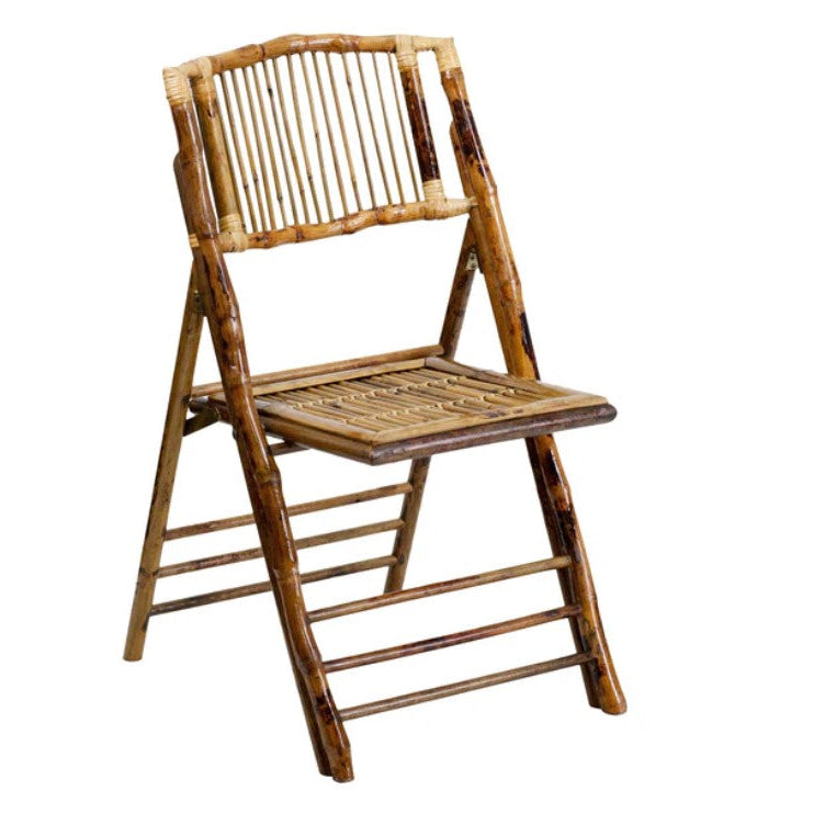 Folding Bamboo chair rental in panama city beach PCB florida from The Wedding Shop[ stock photo