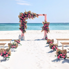panama city beach wedding arbor seating rental wedding florist 30a destin cape san blas