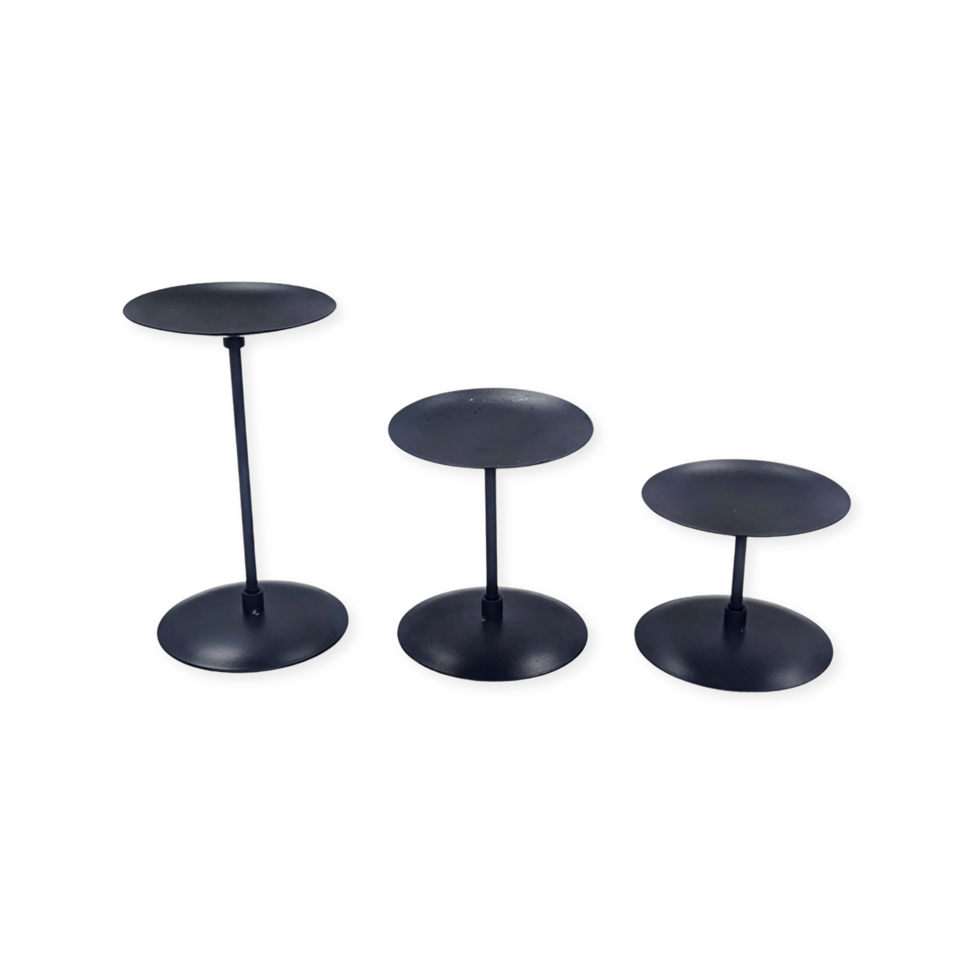 black pillar candle holder rental in panama city beach