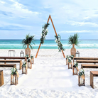 panama city beach wedding arbor seating rental wedding florist 30a destin cape san blas
