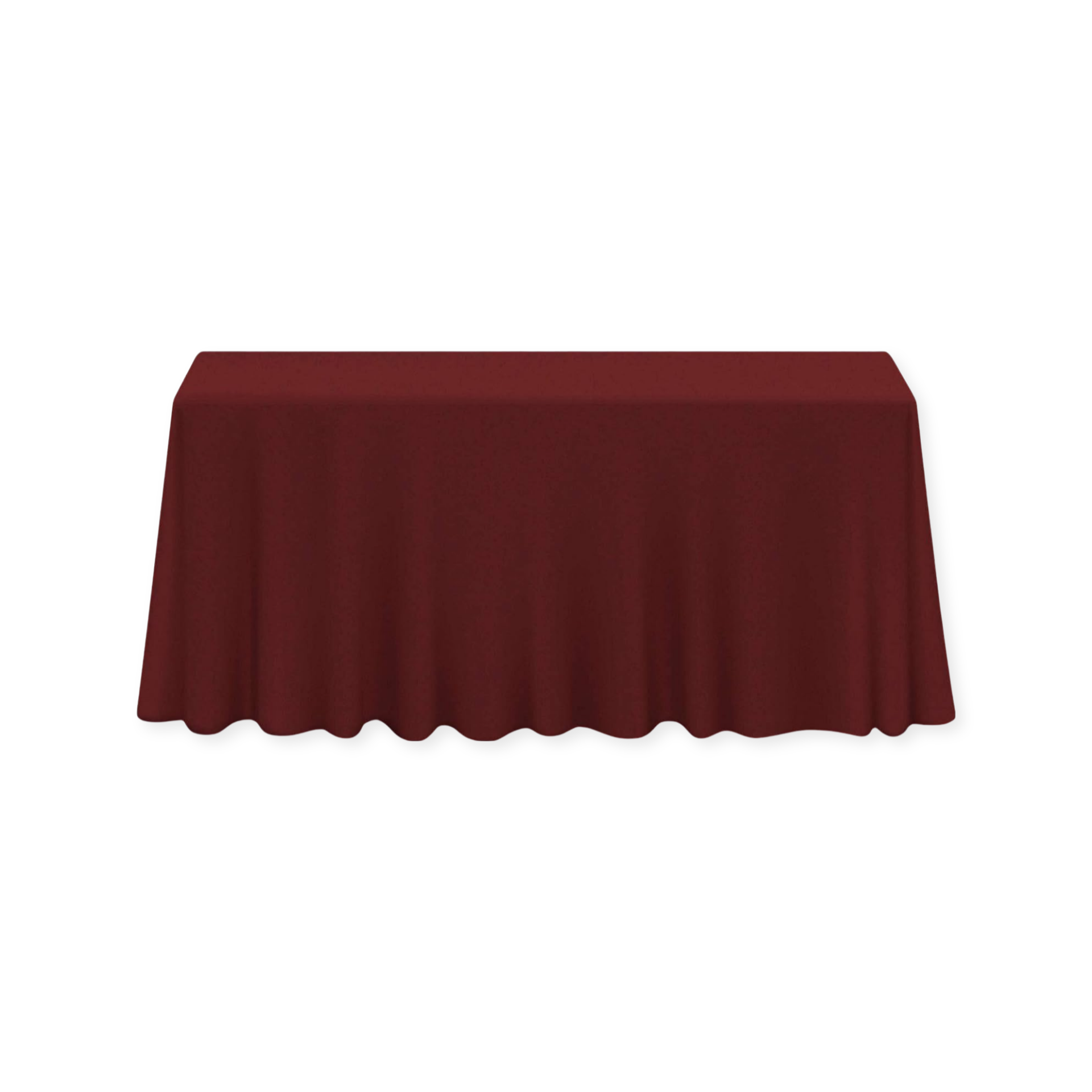 Tablecloth polyester rectangle burgundy  commercial grade wedding party event rental panama city beach