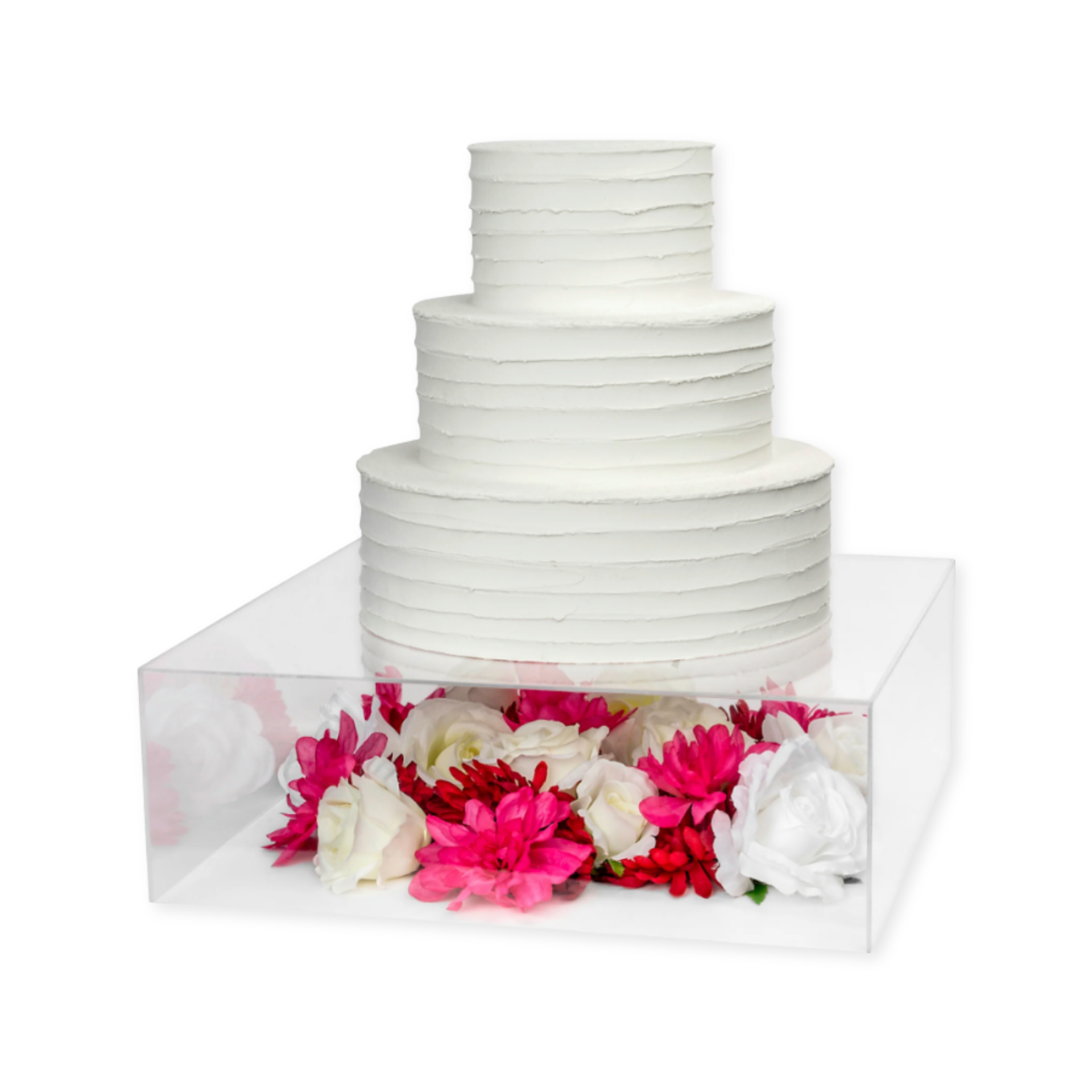Clear Acrylic Cake Stand Rental in Panama City Beach