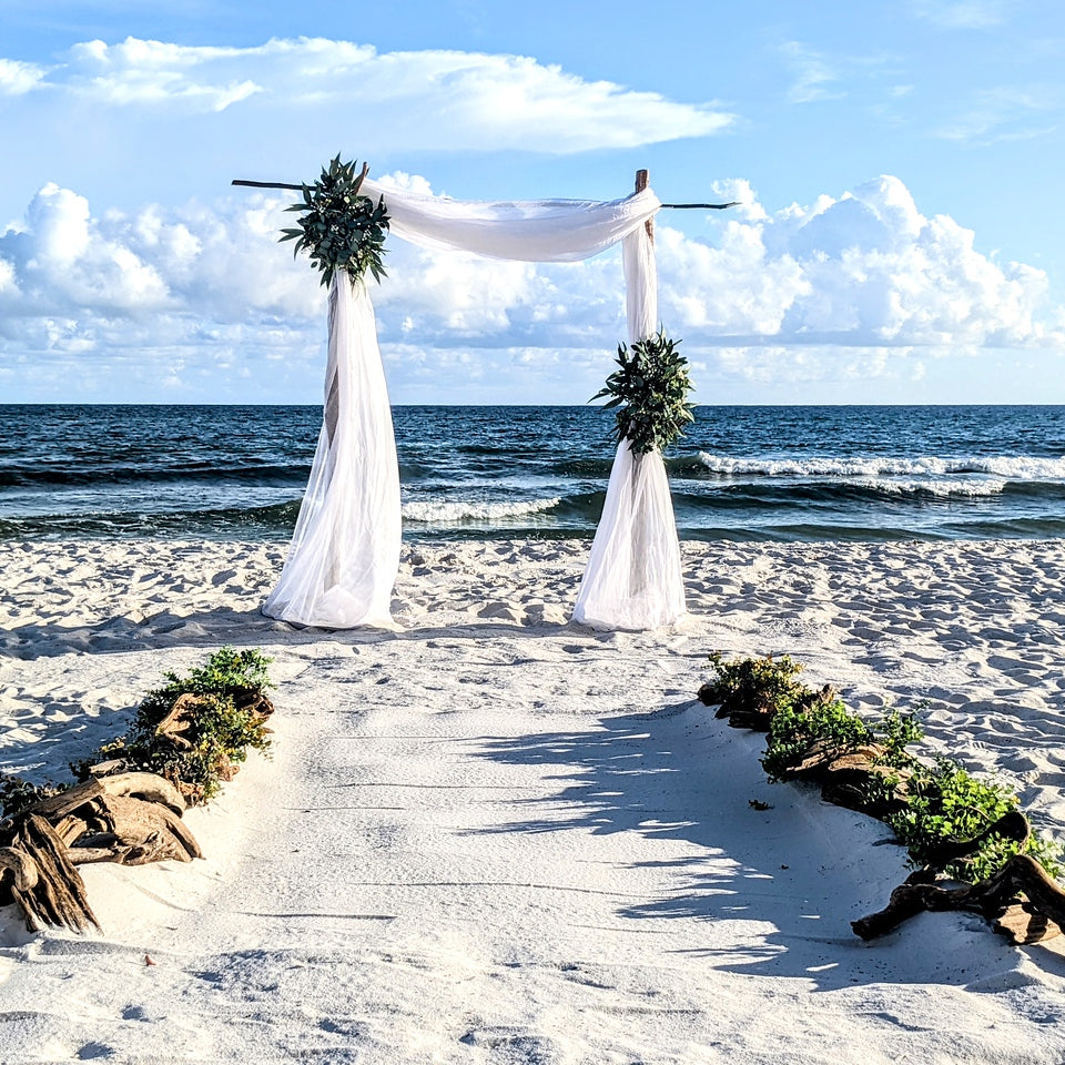driftwood aisle marker rental in panama city beach