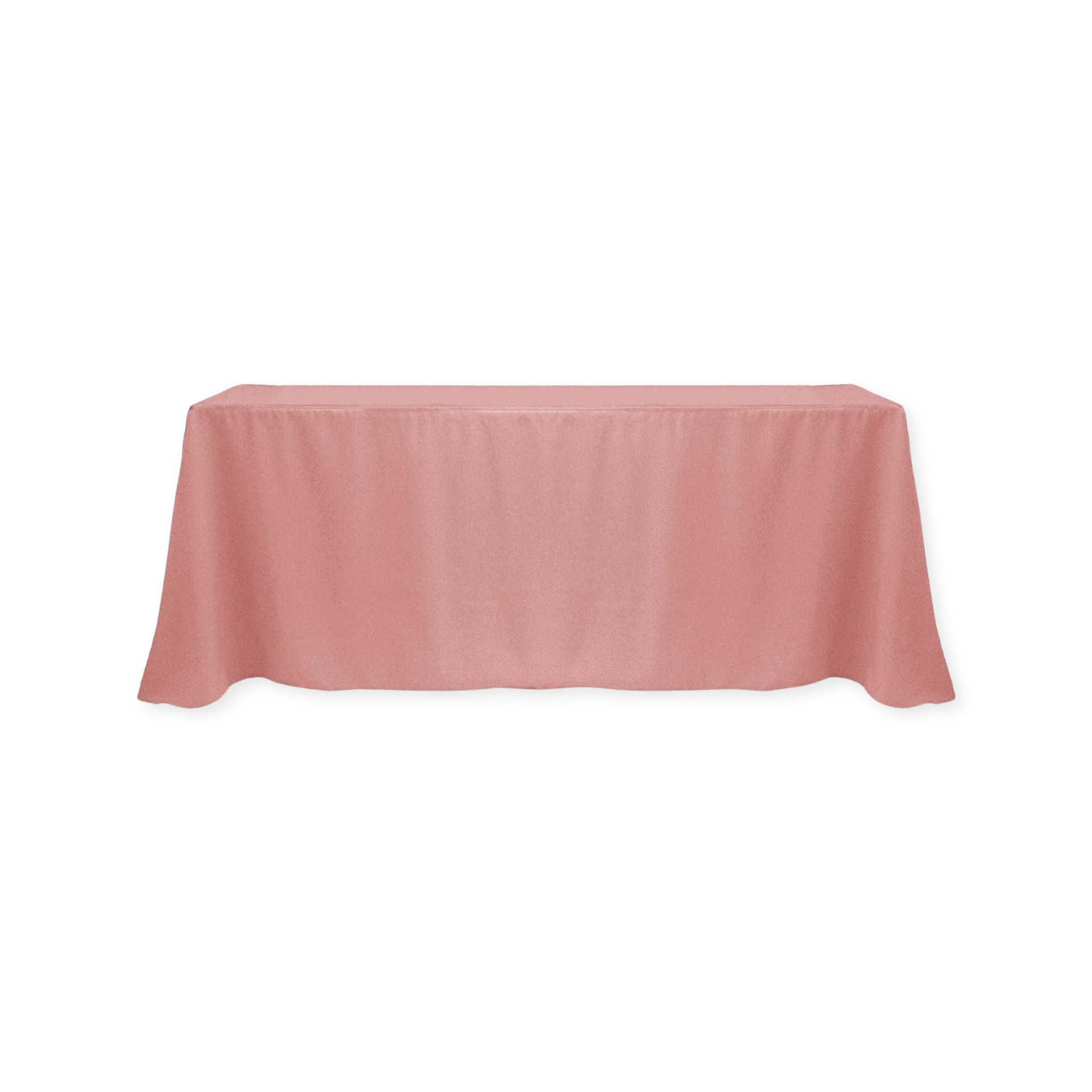 Tablecloth polyester rectangle dusty rose commercial grade wedding party event rental panama city beach