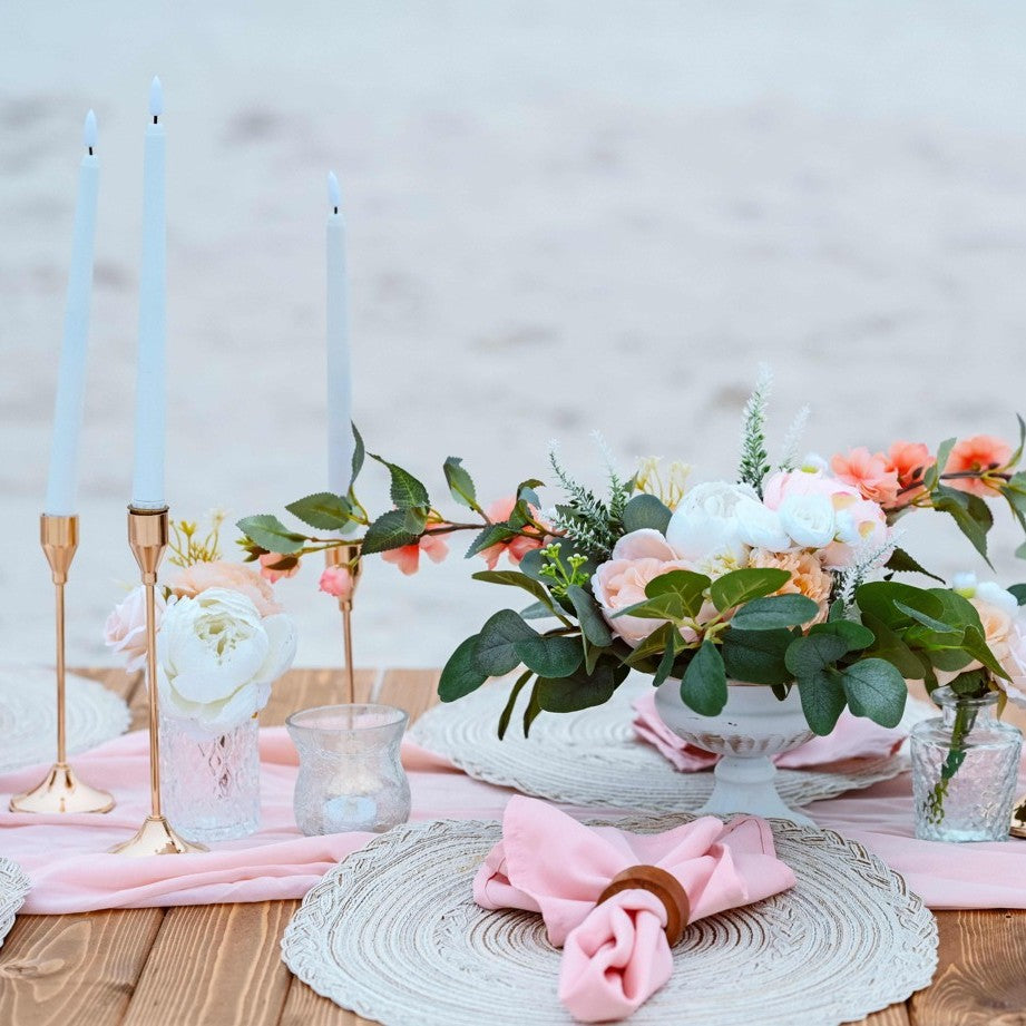 Gold Tapered candlestick rental in Panama City Beach