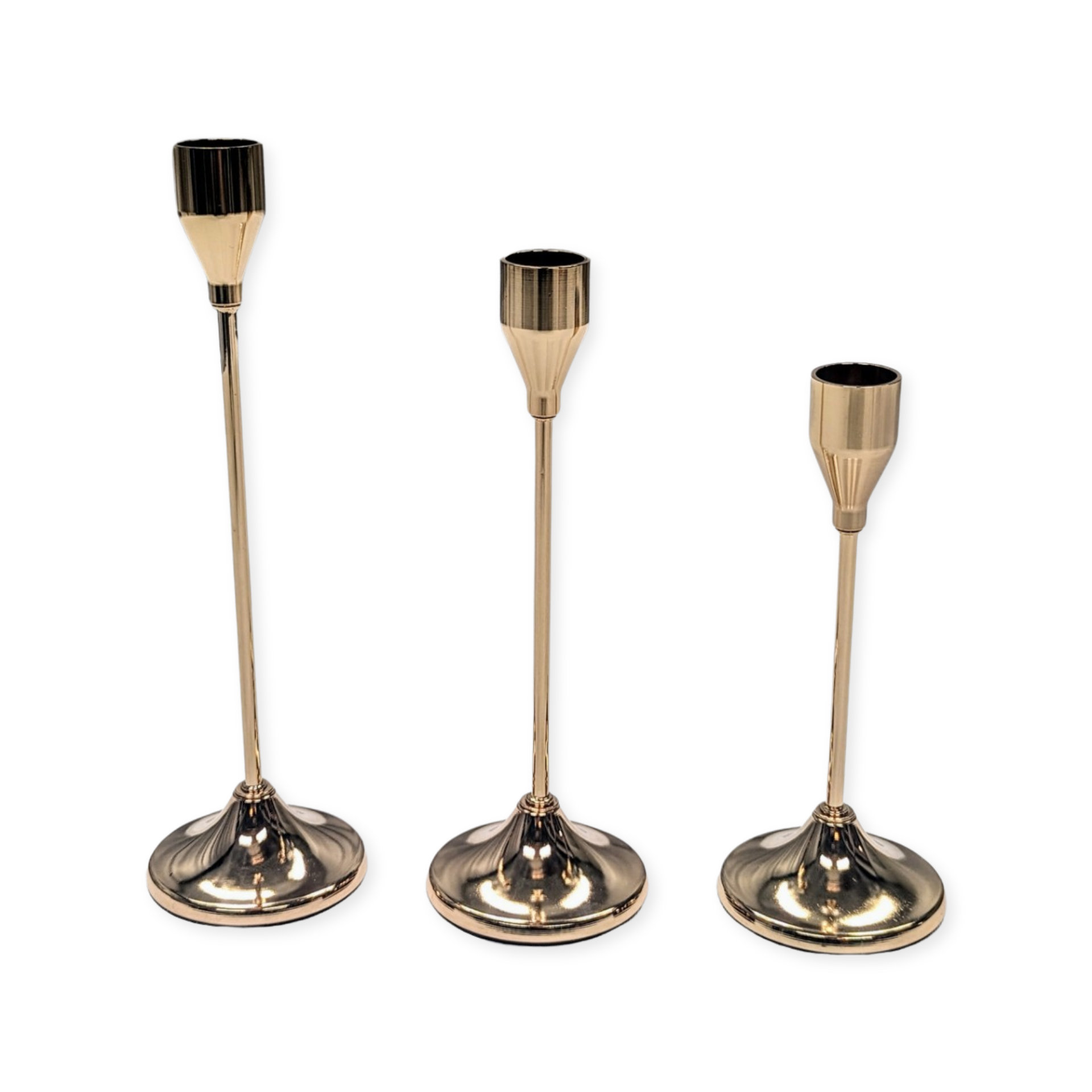 Gold Tapered candlestick rental in Panama City Beach