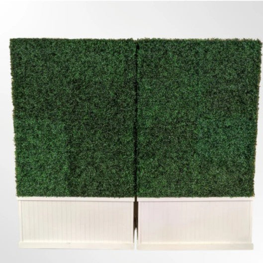 greenery hedge wall backdrop rental in panama ctiy beach