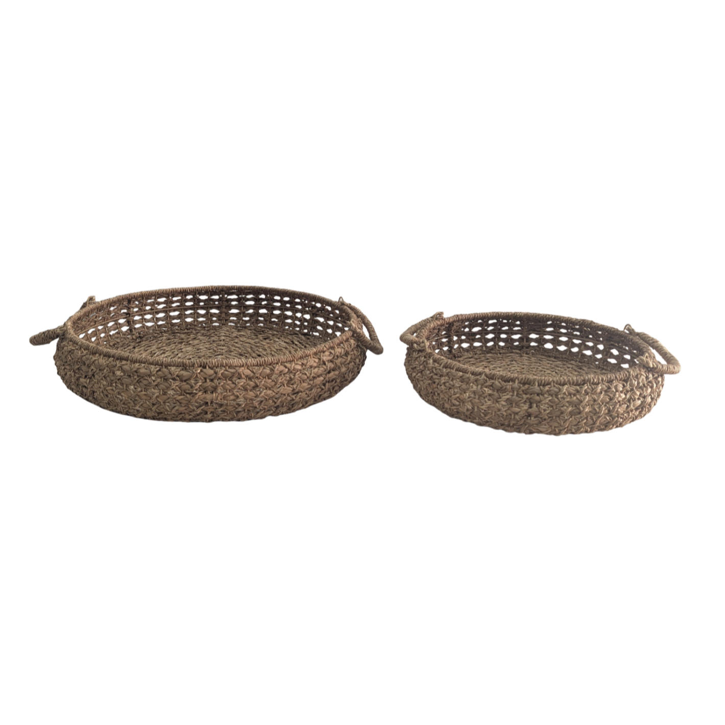 jute nesting basket serving tray rental