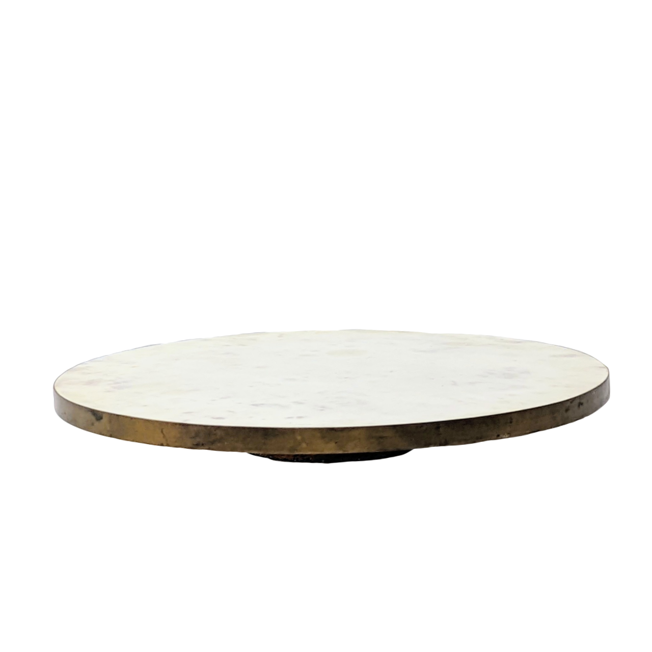 Marble with Gold Trim Lazy Susan Cake Stand Rental in Panama City Beach