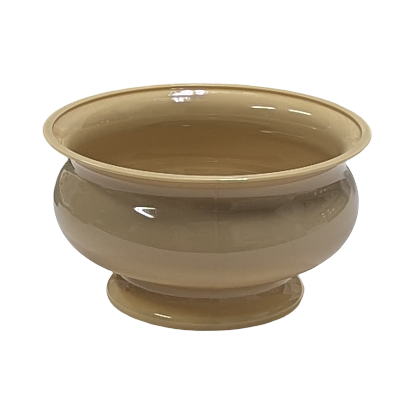 mustard yellow acrylic compote vase rental in panama city beach