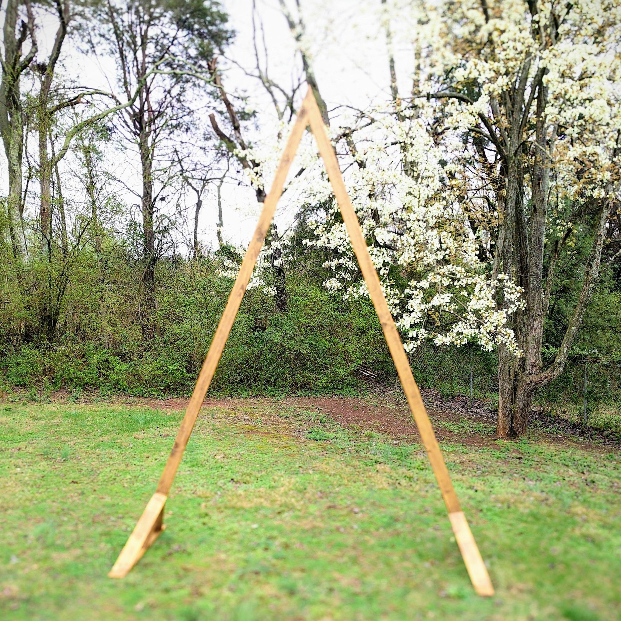 triangle  boho wedding arbor panama city beach rental