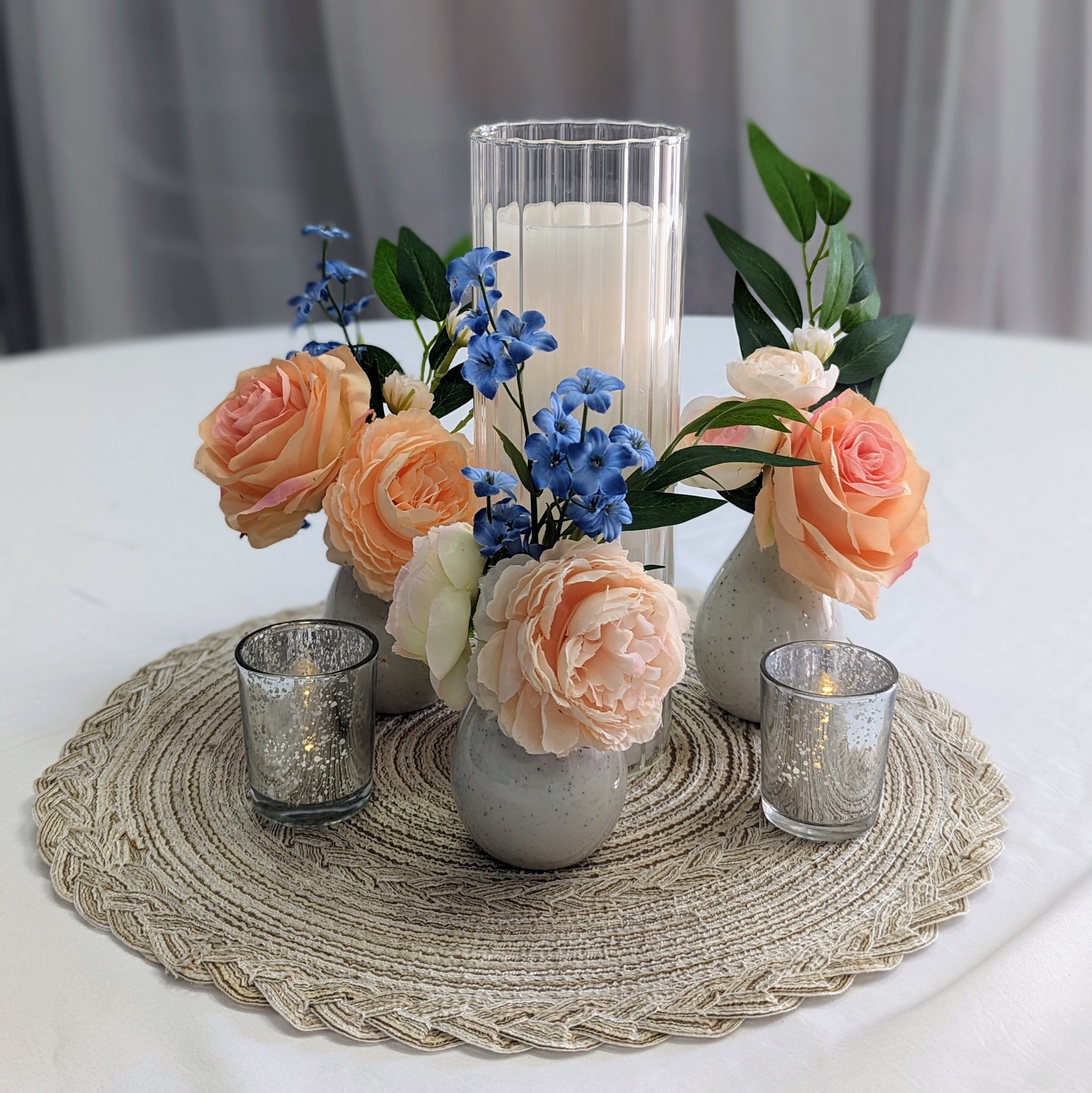 bud vase centerpiece rental in panama city beach florida