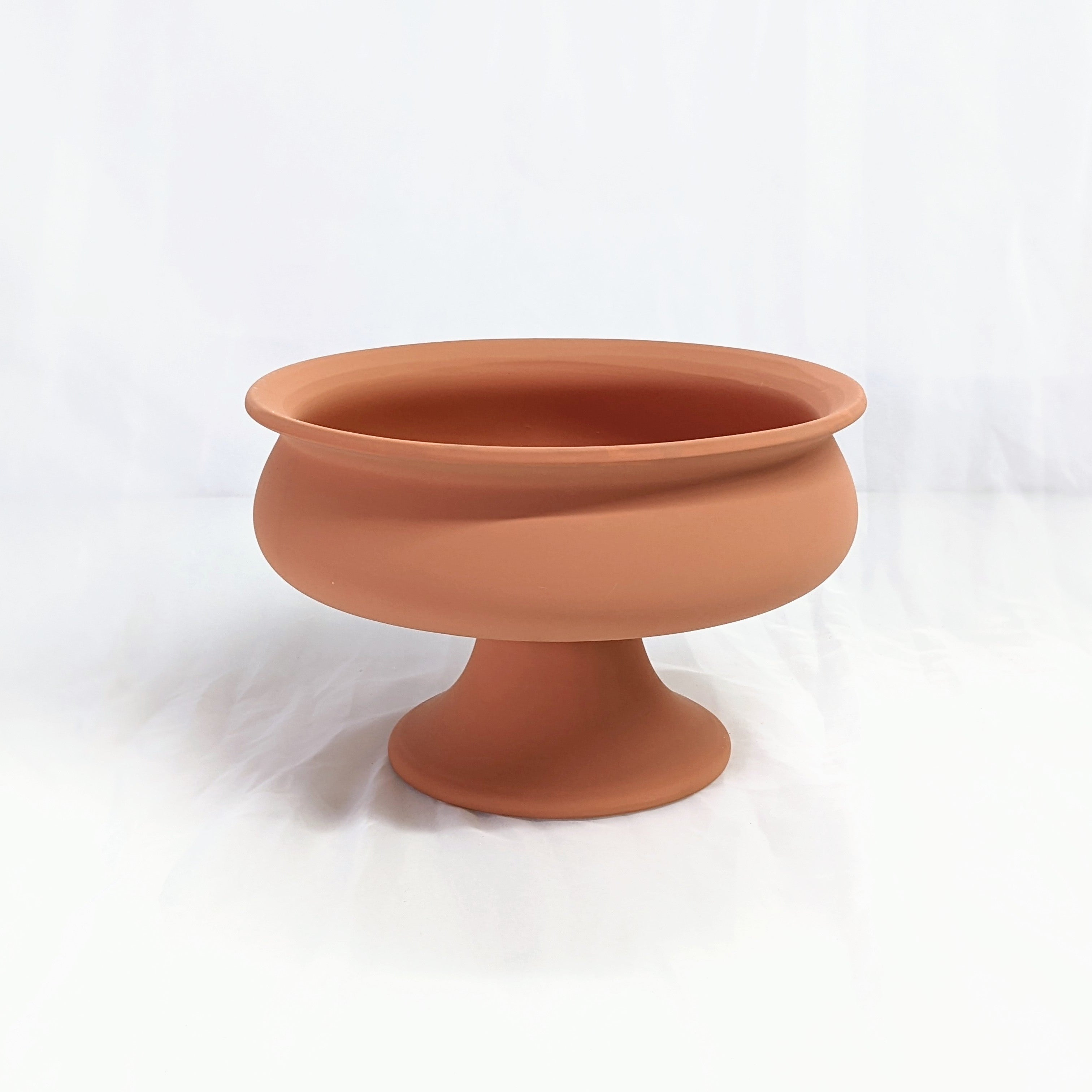 terracotta compote vase centerpiece rental panama city beach wedding boho