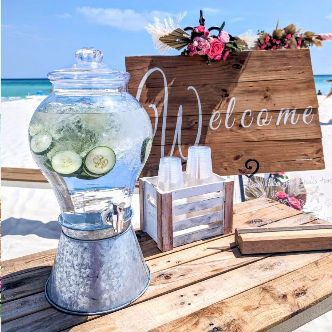 panama city beach wedding arbor seating rental wedding florist 30a destin cape san blas