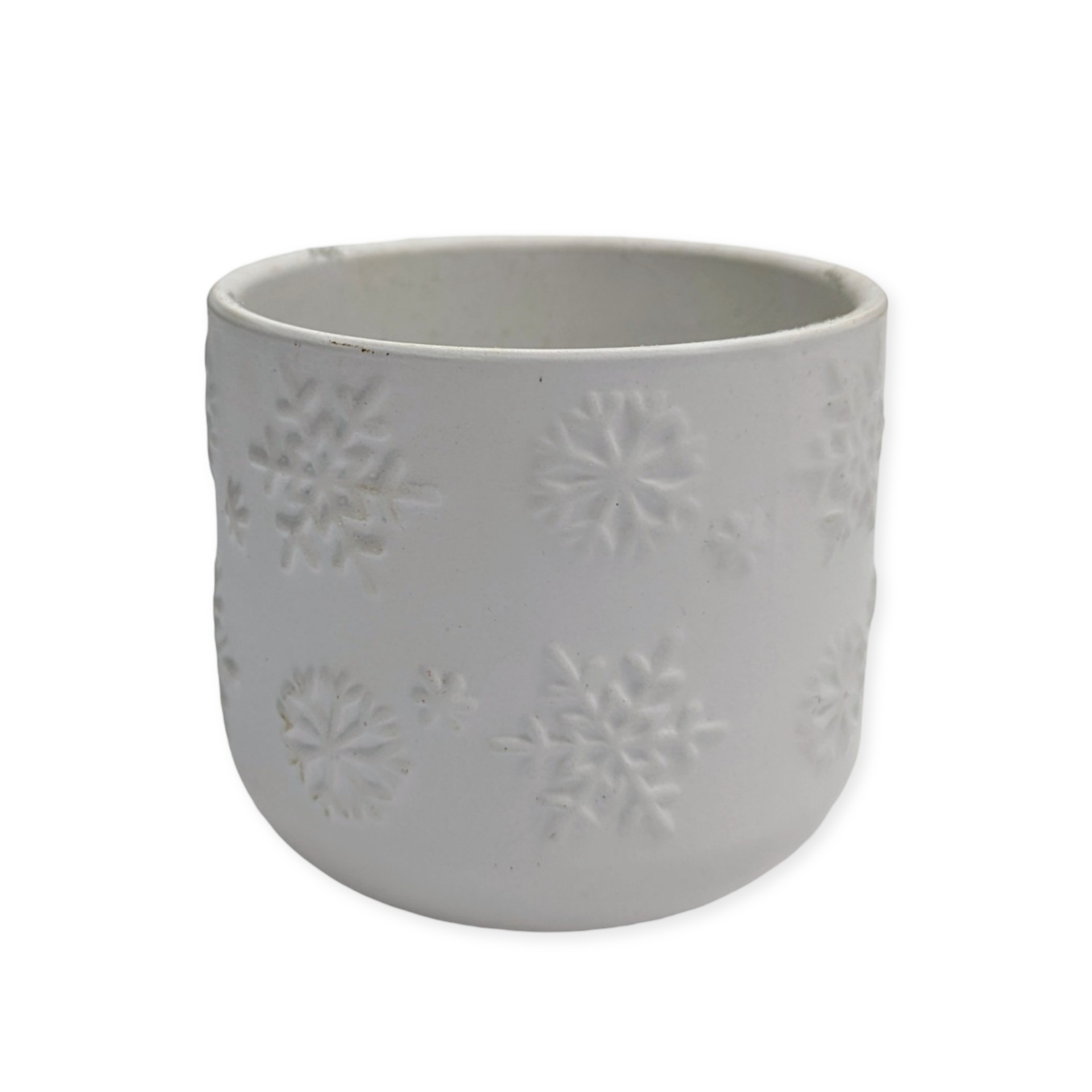 winter white snowflake vase rental in panama city beach