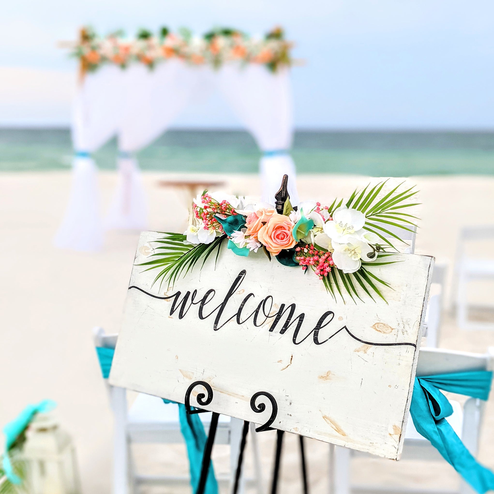 beach wedding arbor rental destination beach wedding ceremony package full service all inclusive in panama city beach 30a destin port st joe wedding planner wedding dj wedding officiant wedding photographer in panama city beach all inclusive beach wedding package