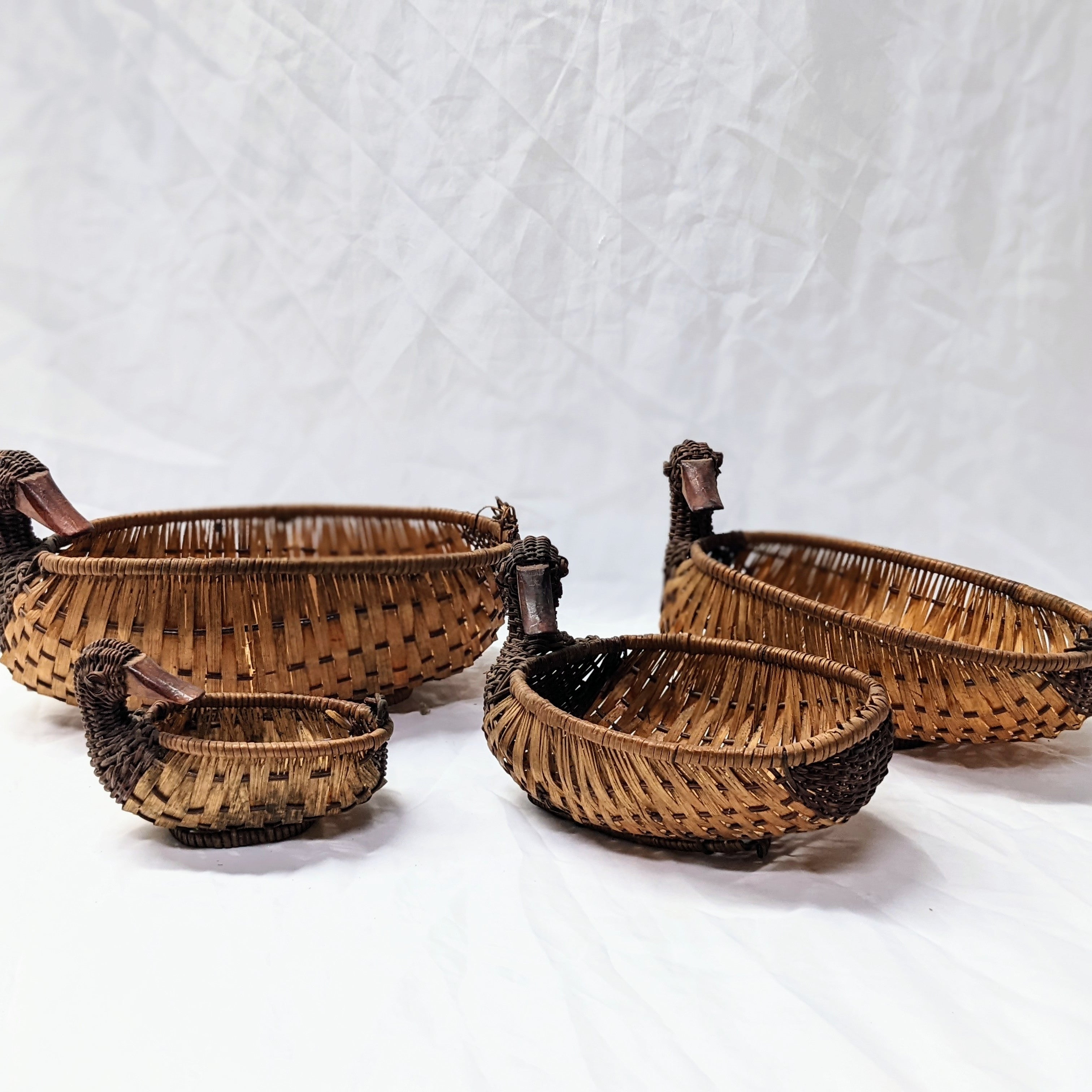 wicker woven basket duck unique small medium large xl decor wedding party event