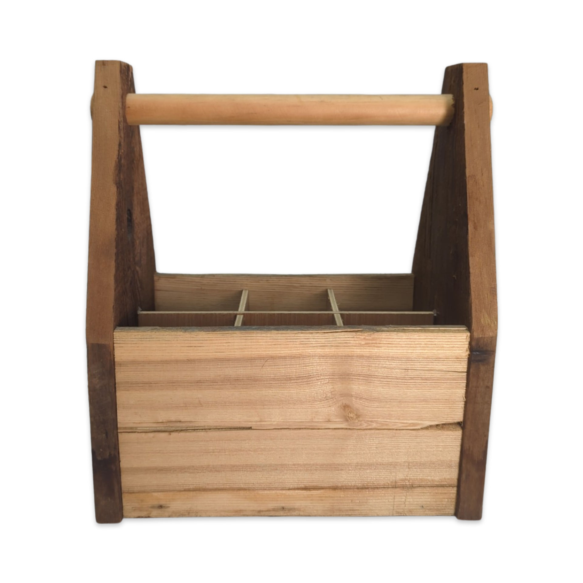 wooden drink beverage caddy carrier handmade