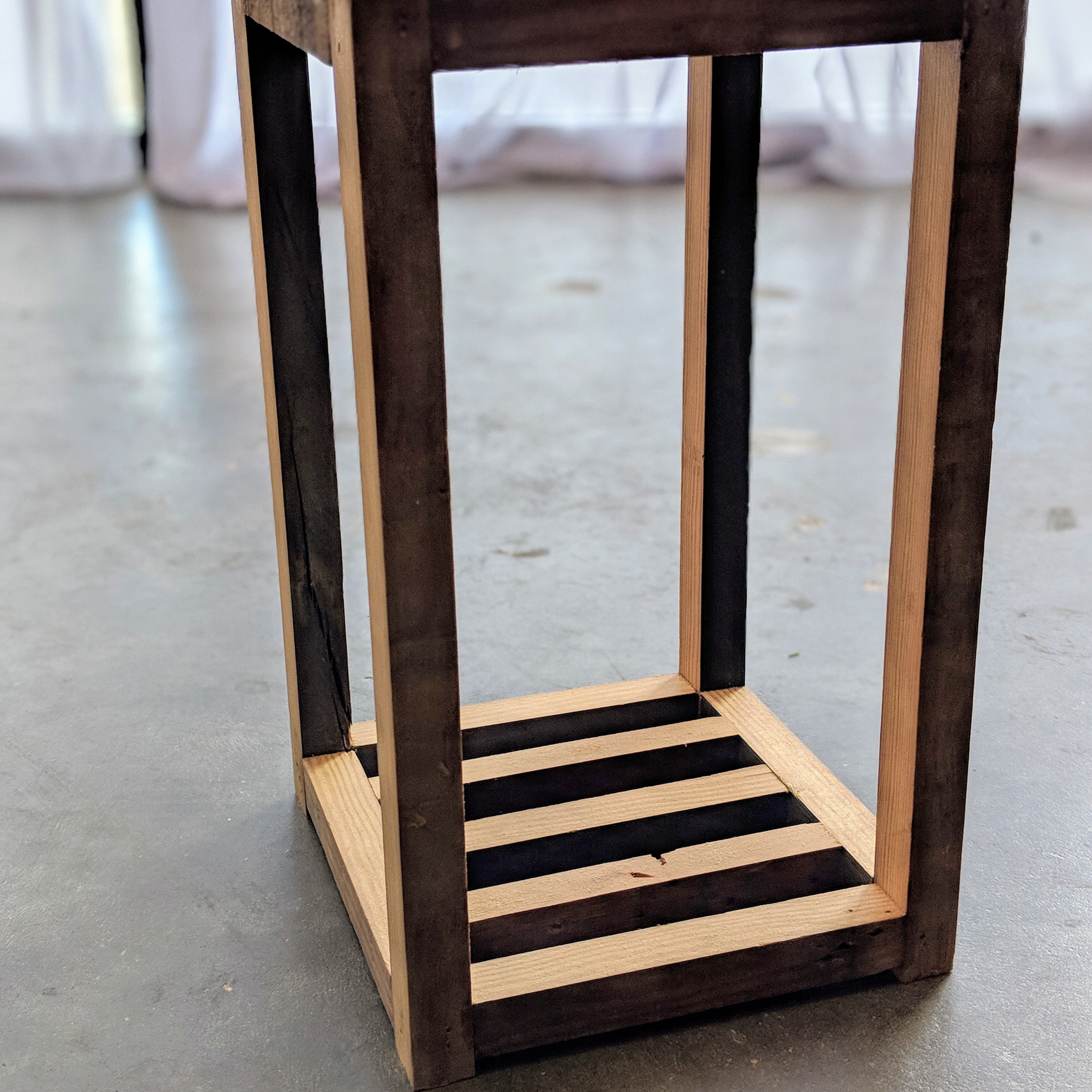 Wooden Frame Lantern Rental - The Wedding Shop