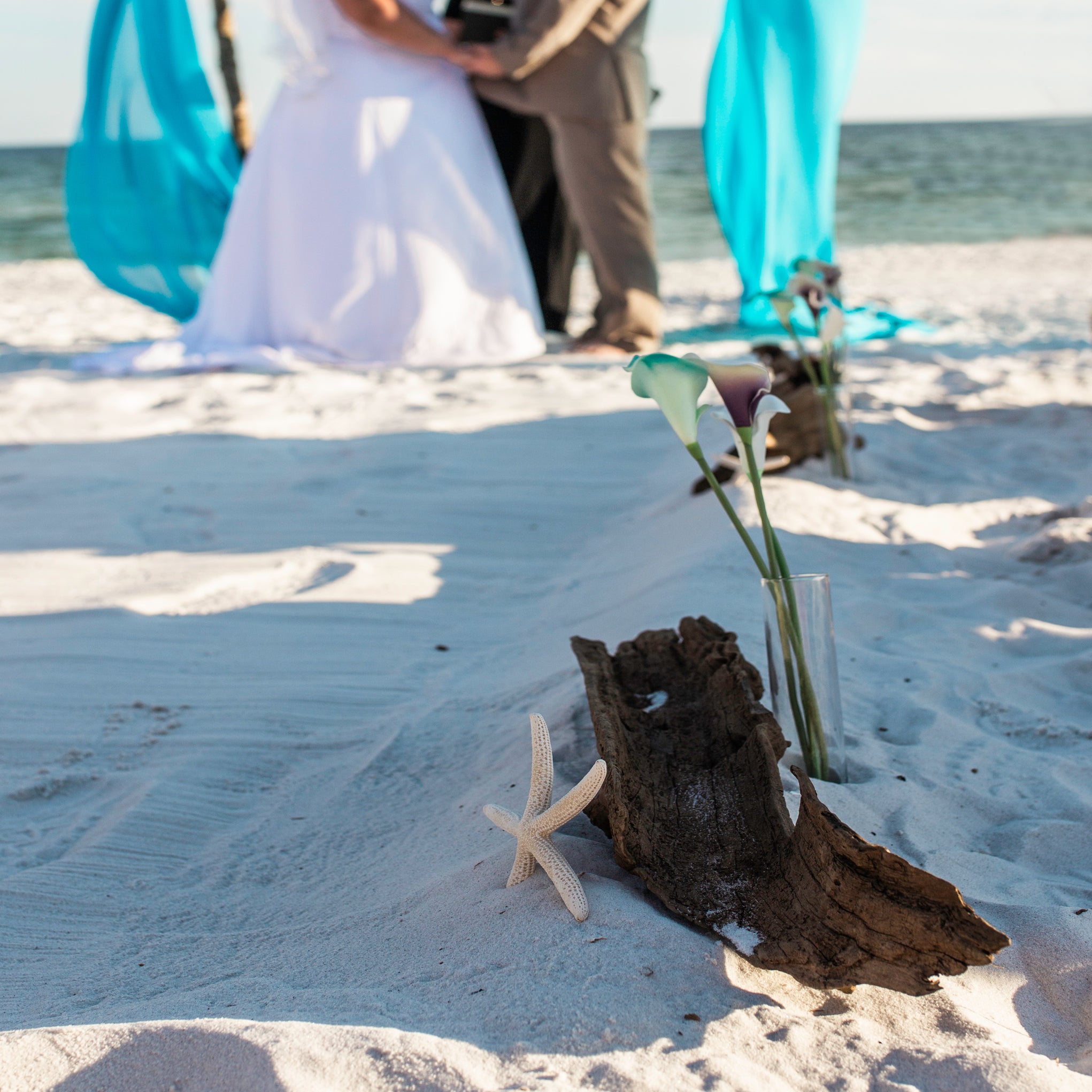 Driftwood Wedding Aisle Markers - The Wedding Shop