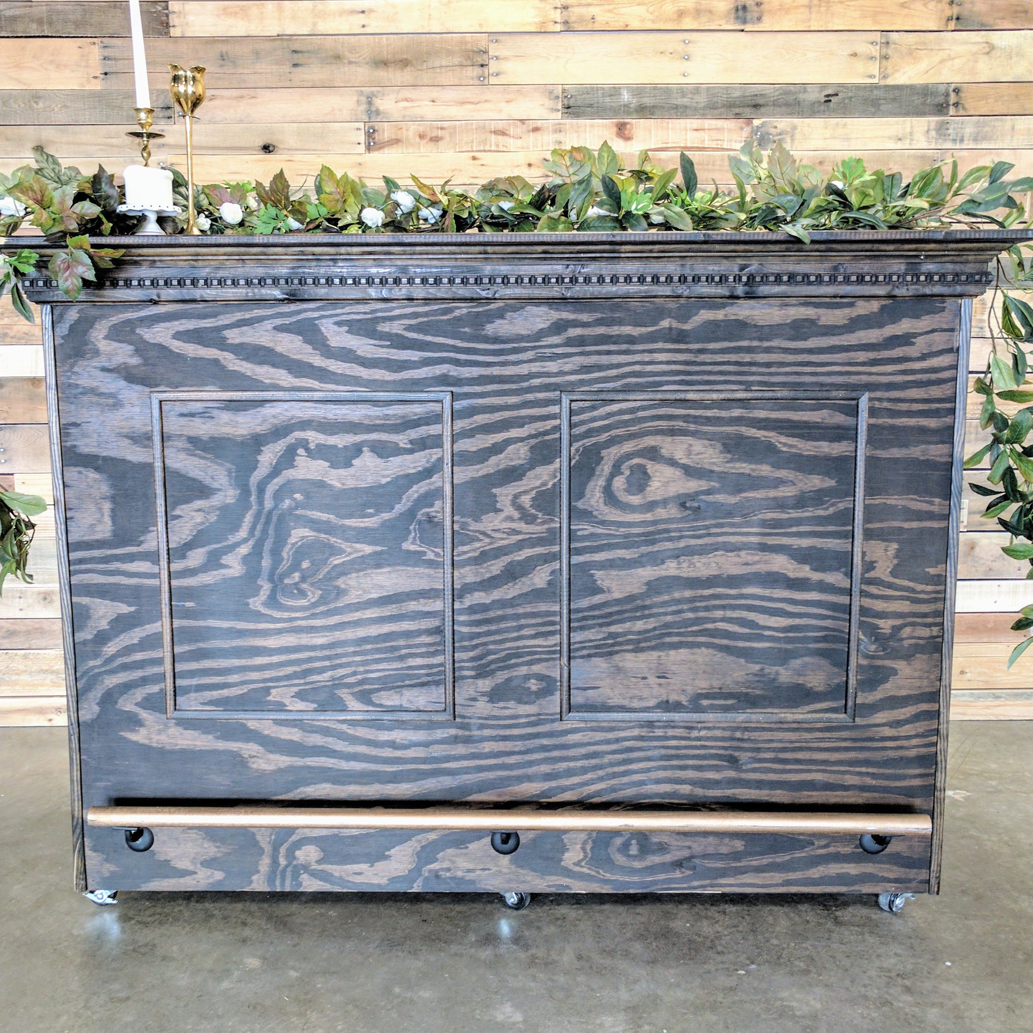 Speakeasy Vintage Wooden Bar - The Wedding Shop