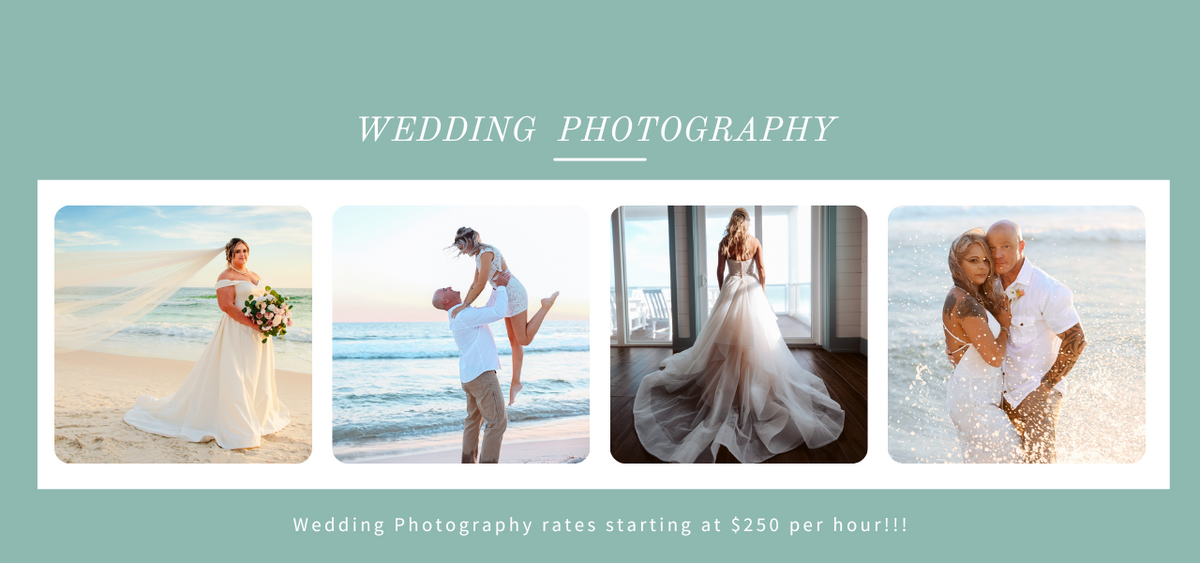 Affordable beach wedding photographer in Panama City Beach Florida
