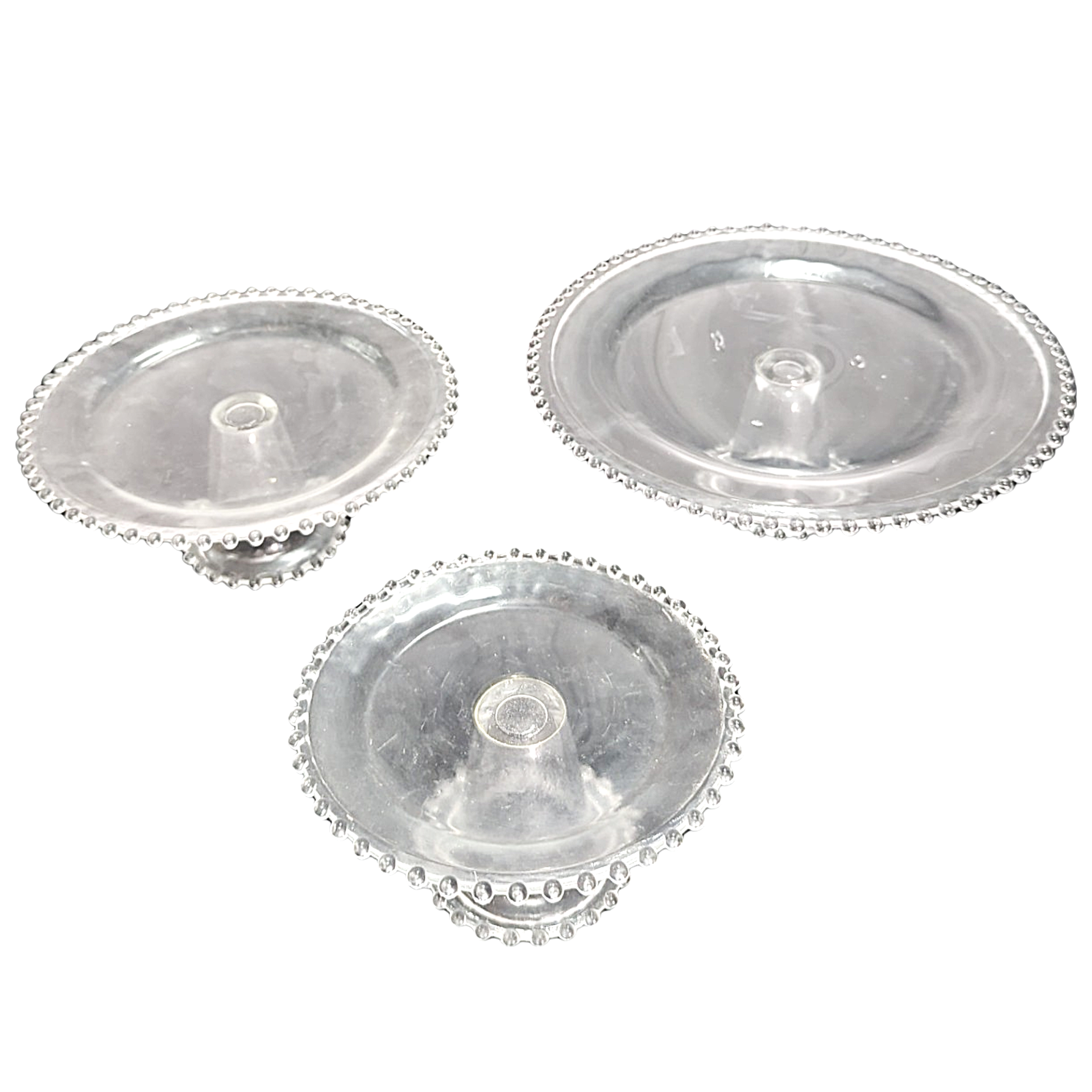 Beaded Glass Cake Stand Rental in Panama City Beach Florida 