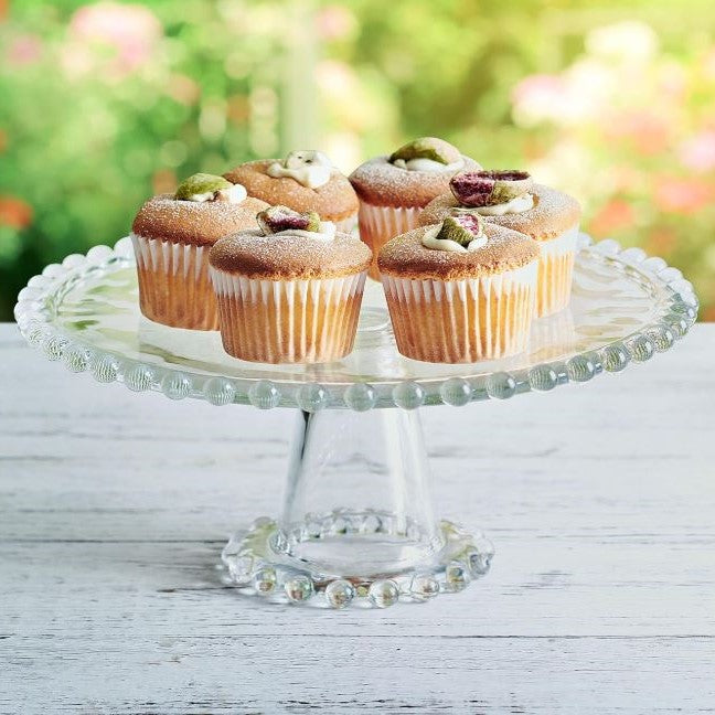 Beaded Glass Cake Stand Rental in Panama City Beach Florida 