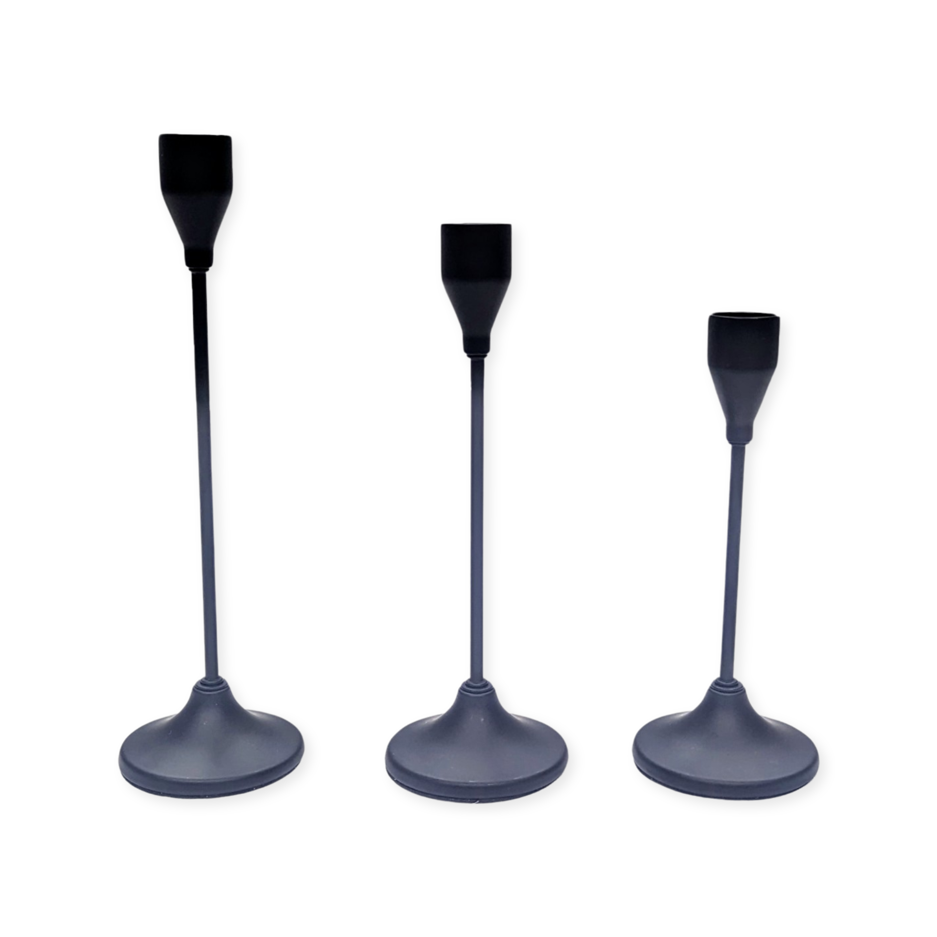 Black Tapered candlestick rental in Panama City Beach