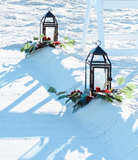 Black lantern aisle marker rental in panama city beach