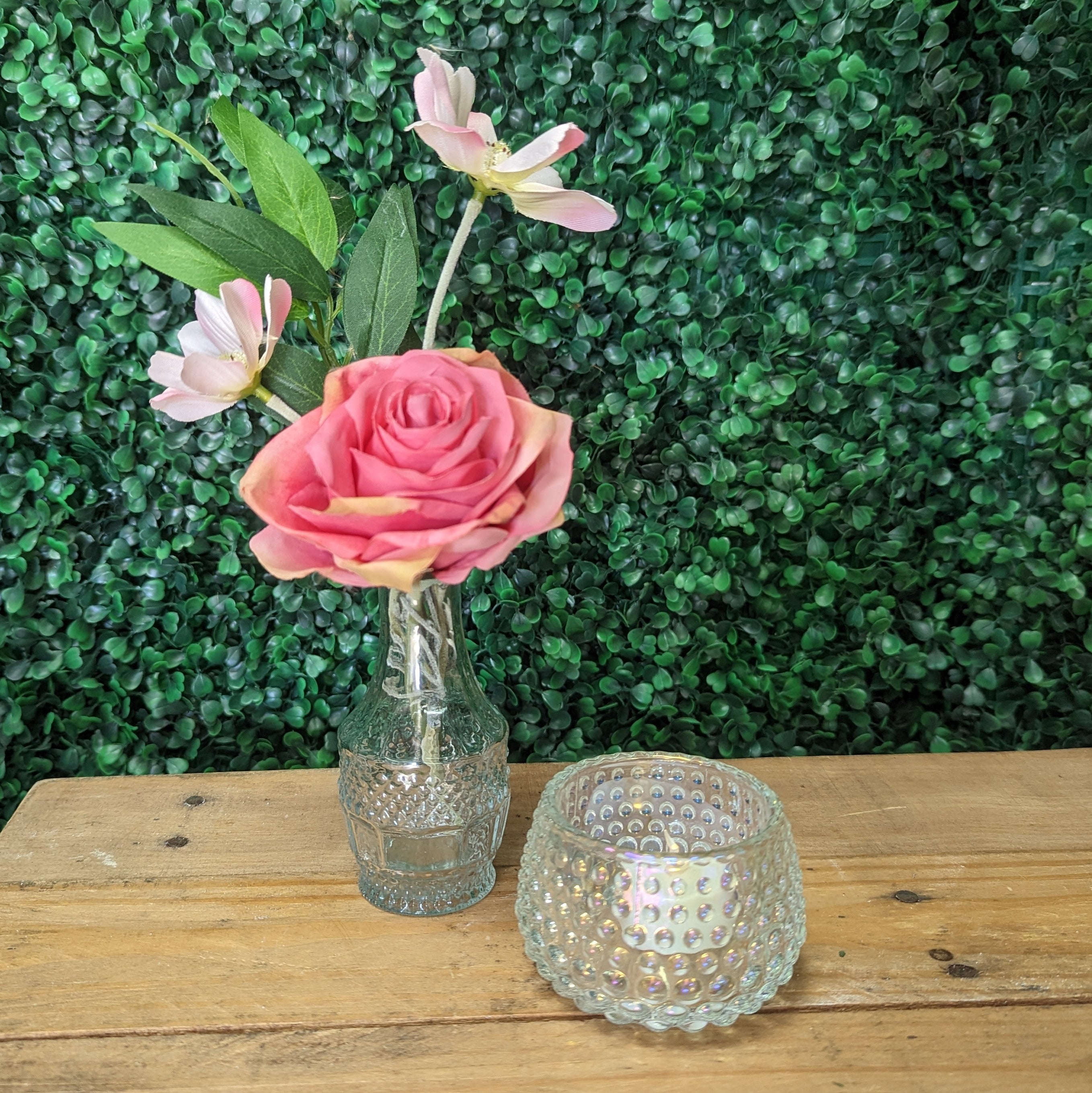 custom made bud vase centerpiece rental in panama city beach minimalist style