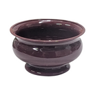 burgundy acrylic compote vase rental in panama city beach
