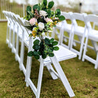 floral chair hanger aisle marker rental in panama city
