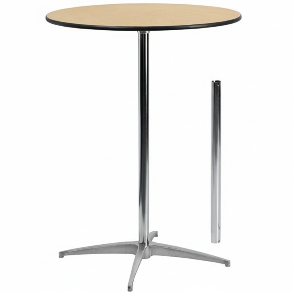 highboy lowboy cocktail table rental in panama city beach