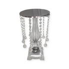 acrylic crystal teardrop centerpiece rental in panama city beach 
