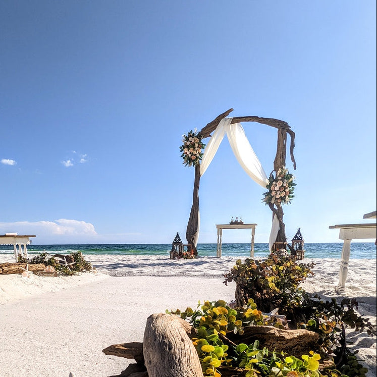 driftwood aisle marker rental in panama city beach