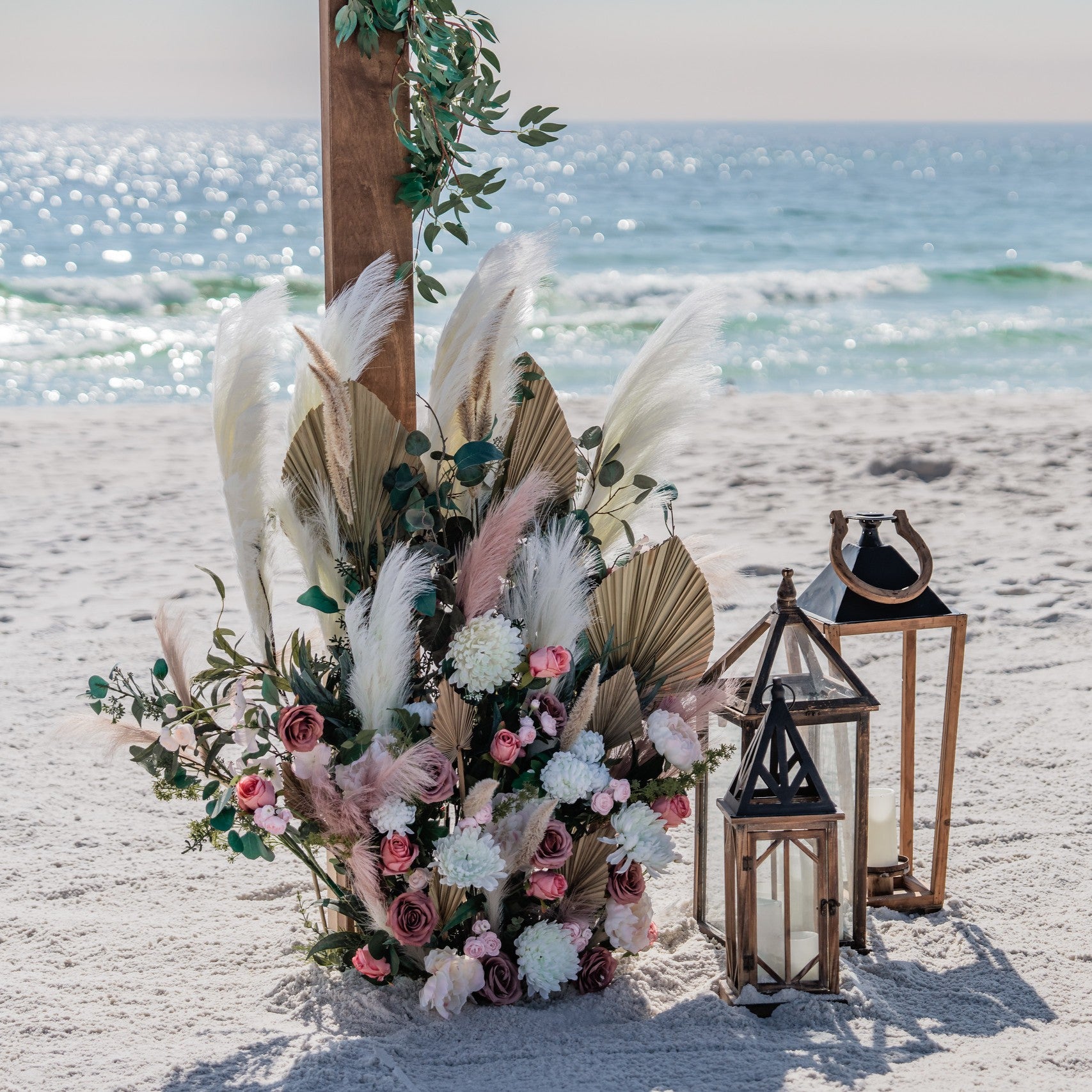 extra large wedding ground floral rental