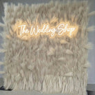 faux light pampas backdrop selfie station boho rental