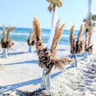 galvanized pitcher aisle marker rental in panama city beach