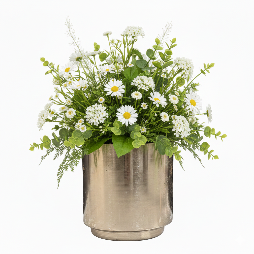 gold cylinder flower vase rental in panama city beach