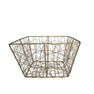 Gold wire basket for wedding event party